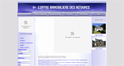 Desktop Screenshot of immobilierdesnotaires.fr