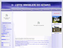 Tablet Screenshot of immobilierdesnotaires.fr